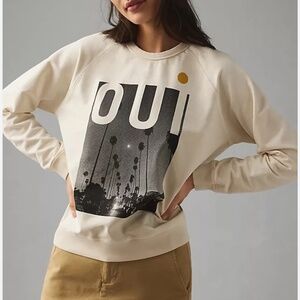 Clare V. OUI Sweatshirt Size XL